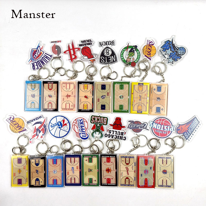 Lake Man Stadium Basketball Key Buttons Basket Nets Fast Boats Menglong home Bag Pendant hanging accessories for boyfriend Birthday Gifts-Taobao