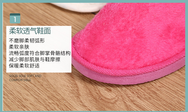 Dép cotton nữ mùa đông tại nhà đôi vợ chồng trong nhà ấm đôi bông trượt túi chống trượt với nam kéo giày tháng dép crocs người lớn