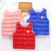 Áo khoác bé gái nhẹ nhàng mùa thu và mùa đông bé trai vest trẻ sơ sinh xuống áo cotton gần với áo ấm chống mùa shop trẻ em Áo ghi lê