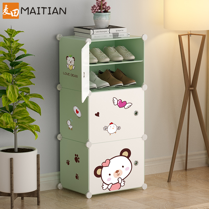 Shoe rack home door simple indoor shoe cabinet multi-layer new 2023 explosive style dormitory storage artifact rack