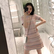 Fairy Super Immortal Sweet Dress 2021 New Summer French Small Wisdom Smoked Skirt French Platycodon grandiflorum hipster Skirt