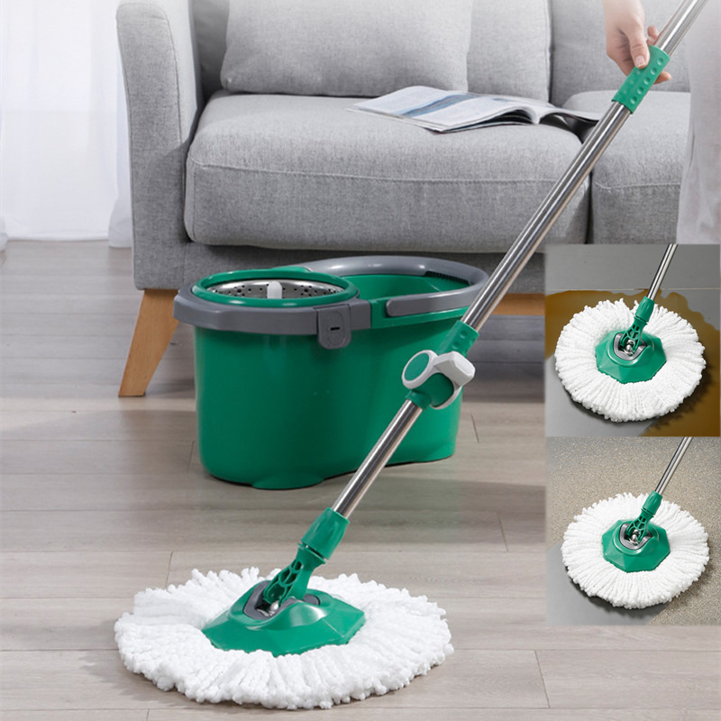 Beautiful Jaldouble exorpist spin-water mop barrel free hand wash water suction mound pressure automatic hydrating dry and wet