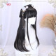 Hanfu Wig with Integrated Headband for Round Face, Natural Ancient Costume Wig for Women, Long Hair, Full Head Wig with Bangs