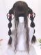 Lolita wig braided wool full headgear Lolita Shaoluo wig doll style love double ponytail