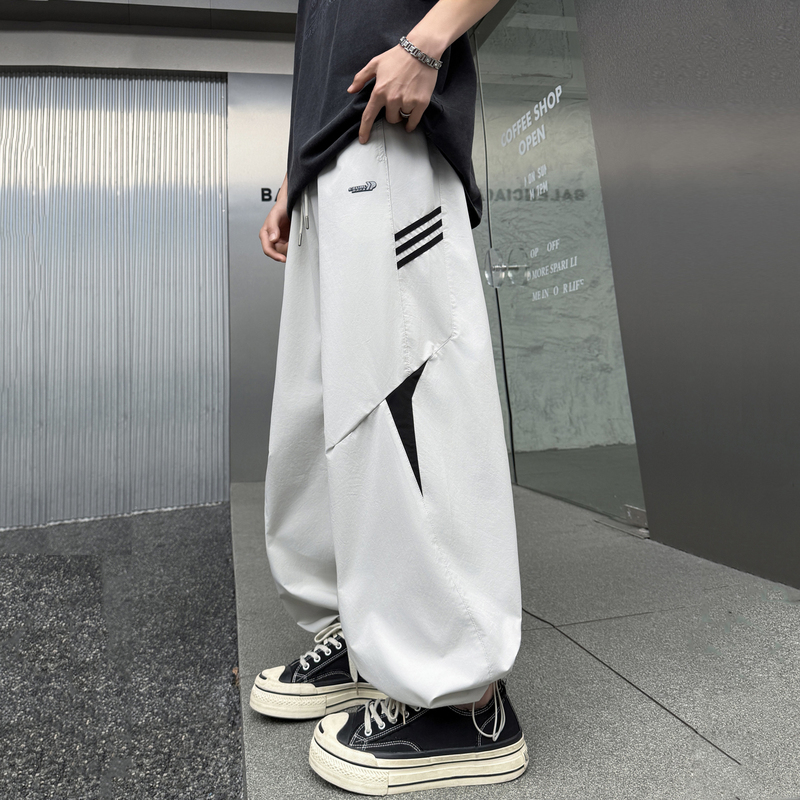 Boys' American-Style Color-Blocked Lightweight Quick-Dry Pants 2026 Summer New Casual Trousers for Teenagers 97055