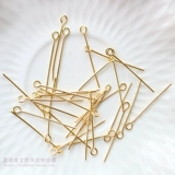 Медная золотая шаровая головка, китайская шпилька, аксессуар с аксессуарами, DIY