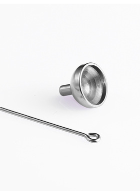 光面香水瓶骨灰盒钛钢可刻字吊坠