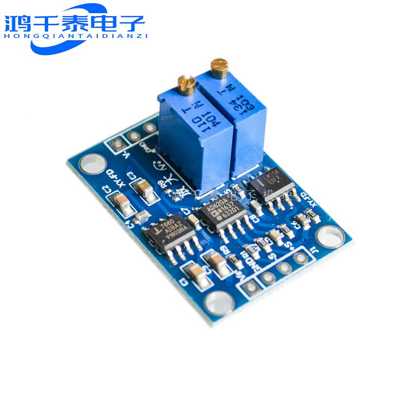 高精度微伏/毫伏电压放大器 小信号仪表放大器 AD620变送器