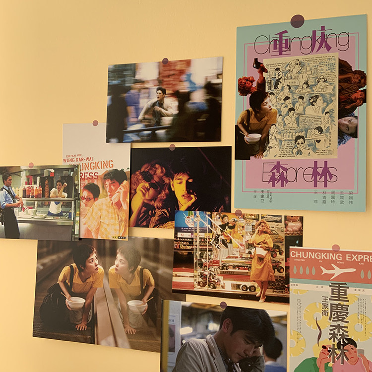 Homemade Chongqing Forest Movie Card Poster Wong Kar Wai Movie Room Bedroom Background Decorative Wall Stickers