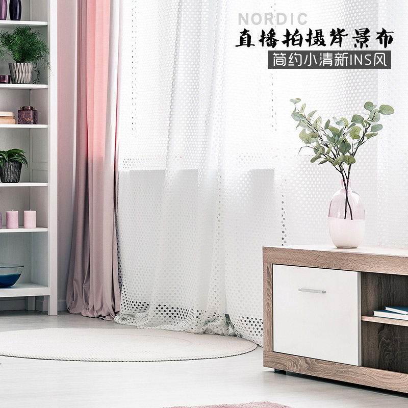 Net Red Straight Podcast Room Decoration Background Cloth Main Podcast Photoshoot Shake-Up Fast Hand Shooting Film 3D Solid Wall Cloth