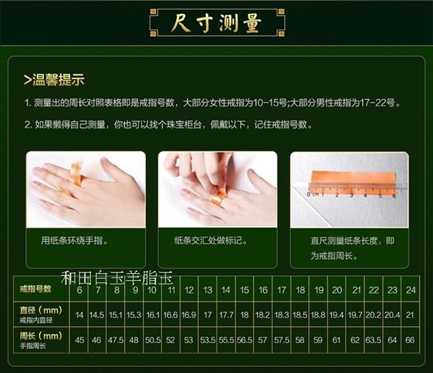 Nhẫn ngọc bích Hetian Nhẫn ngọc trắng Cả nam và nữ đều có thể đeo đường kính trong 18MM - Nhẫn nhẫn cưới bảo tín minh châu