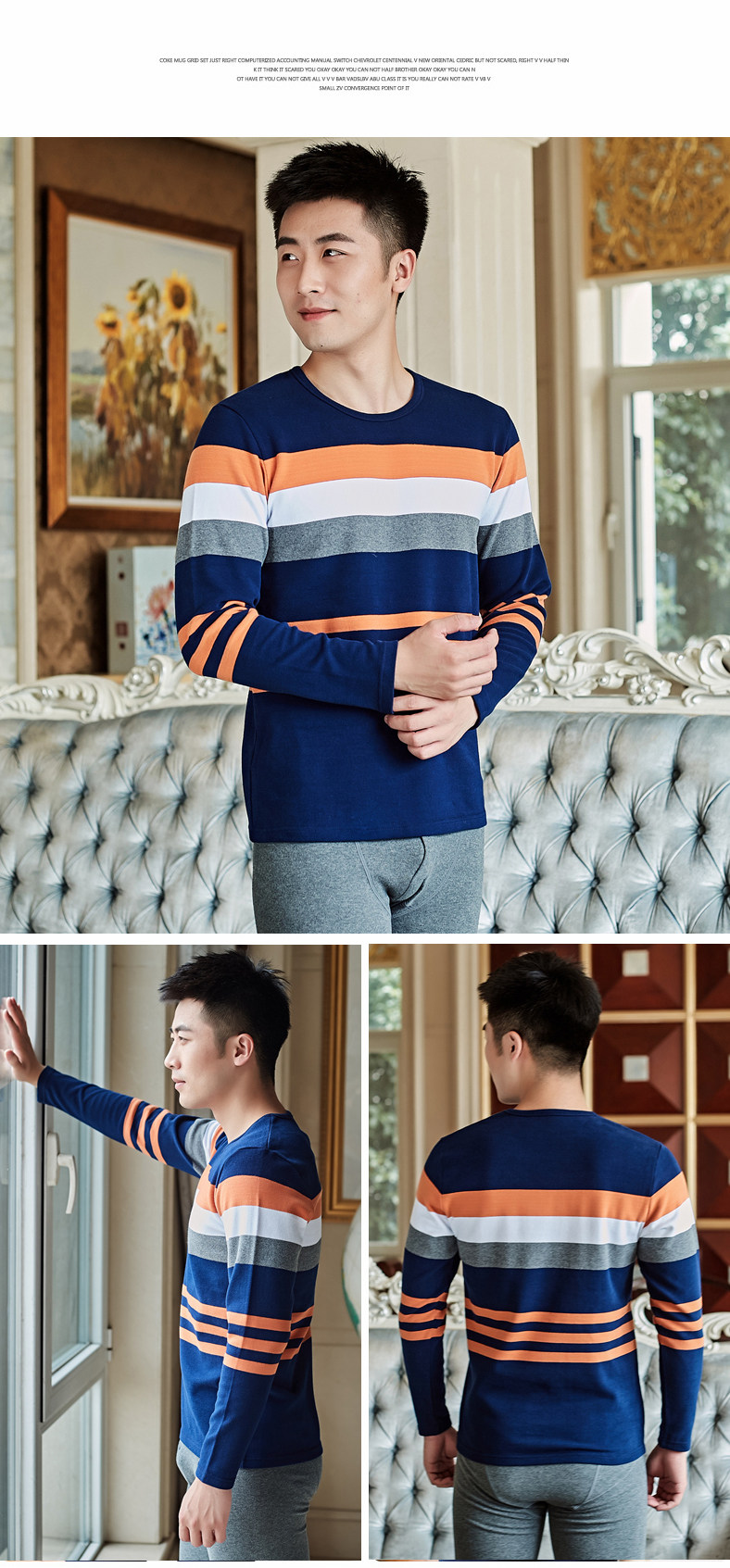 Sous-vêtement thermo jeunesse simple en coton - Ref 751095 Image 12