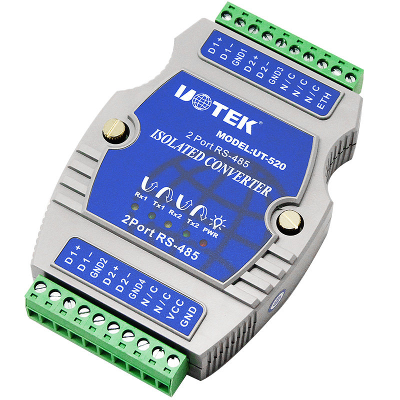 Utai (UTEK) Industrial grade 485 signal amplifier repeaters RS485 dual-path light isolation UT-520
