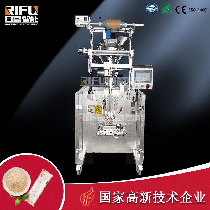 Fully automatic vertical granule powder packaging machine milk tea pepper powder bagged panax notoginseng powder bath foot powder filling and sealing machine