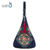 Ретро этническая оригинальная джинсовая сумка через плечо, модный небольшой шоппер, этнический стиль