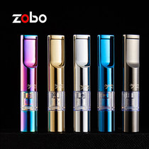 zobo positive plate cigarette holder filter washable circulating type tobacco metal filter Mens smoking cessation health smoke