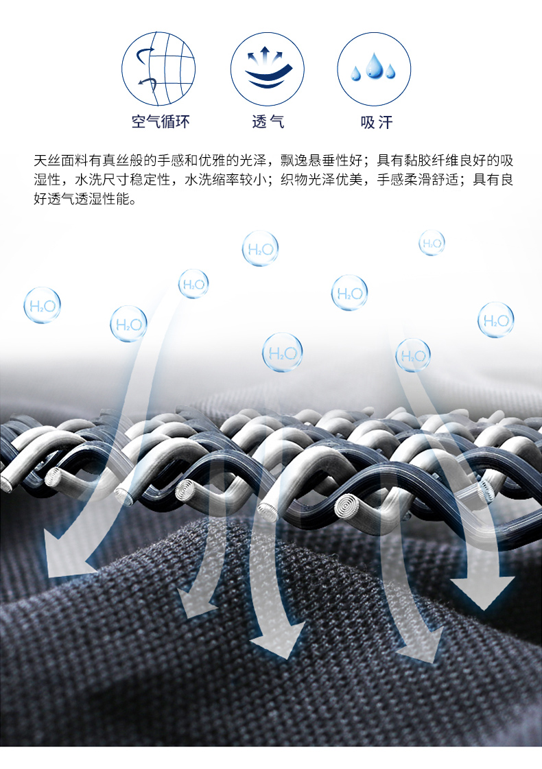 Baishidun Tiansi quần âu nam 2019 hè mới siêu co giãn phần mỏng miễn phí quần ống đứng nam trung tính thoáng khí - Crop Jeans quần tây
