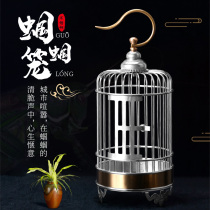 Grasshopper cage large stainless steel boutique living worm utensils cricket grasshopper Cricket Round Square Villa ornaments