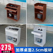 Lecture desk Welcome desk Reception desk Speaker desk Teachers desk Chair podium Consultation desk Simple and modern