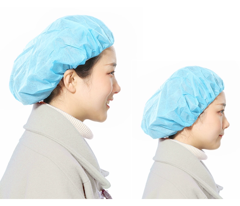 nón y tế Mũ dùng một lần mũ đầu bếp chống bụi mũ chống bụi nhà bếp nam nữ mũ vệ sinh mũ làm việc xưởng Bao Đầu nón trùm đầu y tế mũ tĩnh điện