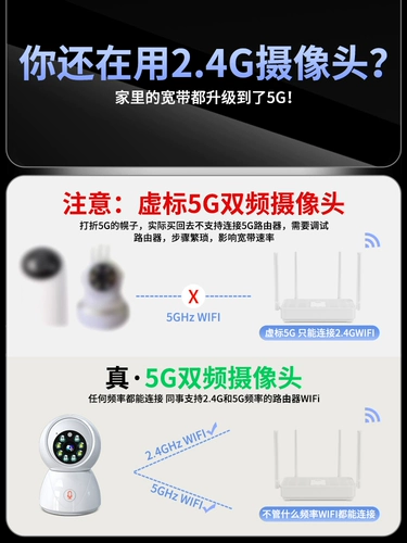 Беспроводная камера видеонаблюдения для домашнего использования, мобильный телефон, радио-няня, 360 градусов