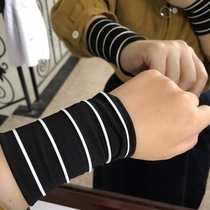 Ultra-thin smoke scar sports Spring Summer tattoo men and women Summer arm cover decoration wrist guard fashion versatile