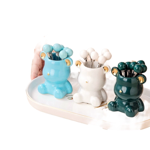 Японская вилка для фруктов для домашнего использования из нержавеющей стали, детский безопасный настольный декор