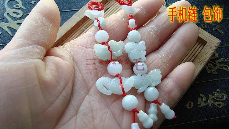 Ngọc bích cung hoàng đạo mặt dây chuyền ngọc túi đồ trang trí bò hổ thỏ rồng rồng rắn ngựa cừu lợn lợn lợn vòng đeo tay vòng chân - Vòng chân vòng đeo chân nữ