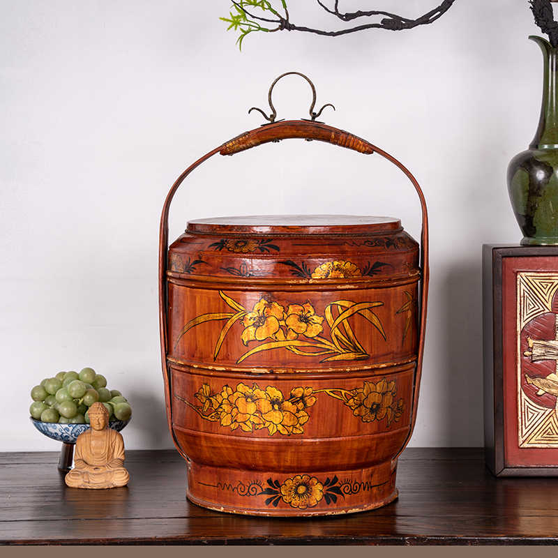 中国古美術品　清末民国時代　粉彩黒漆食匣　食盒 高さ約25cm 清代食盒- Top 10件清代食盒- 2026年6月更新- 淘宝Taobao｜天猫Tmall