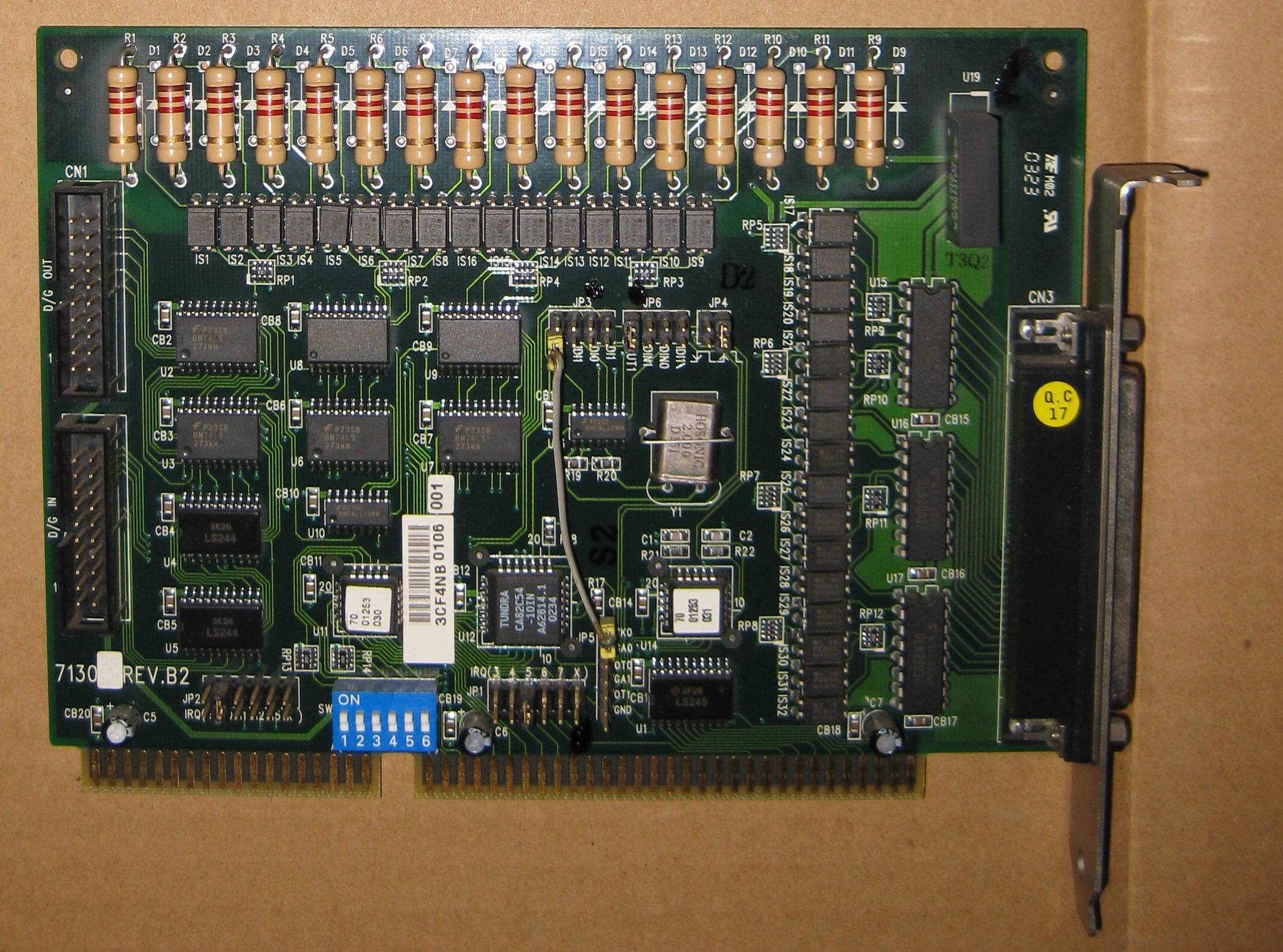 PCL-730 Jianshida wave peak welding control card Jianshida wave peak welding reflow welding host card