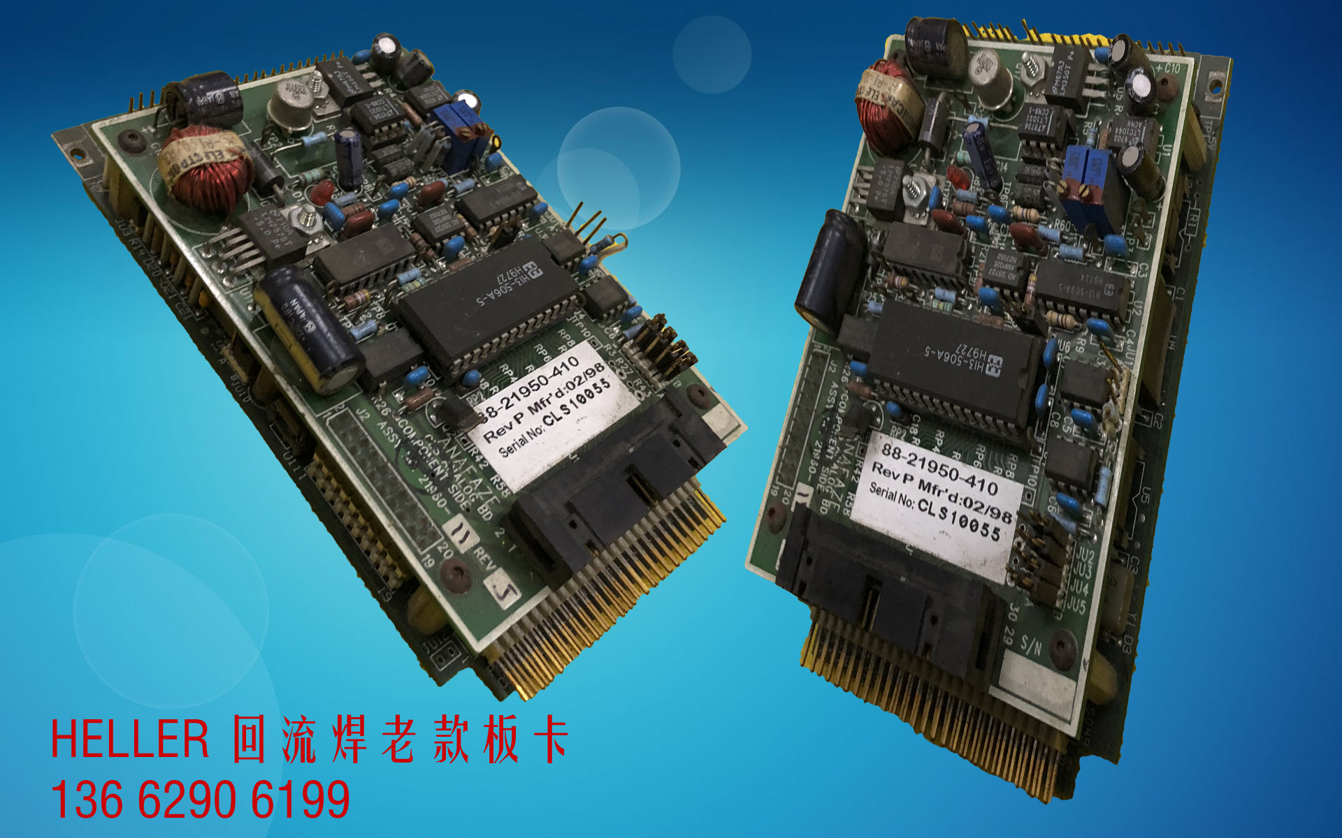 ANAFAZE HELLER reflow soldering board 88-21950-410 HELLER98 operating system control card