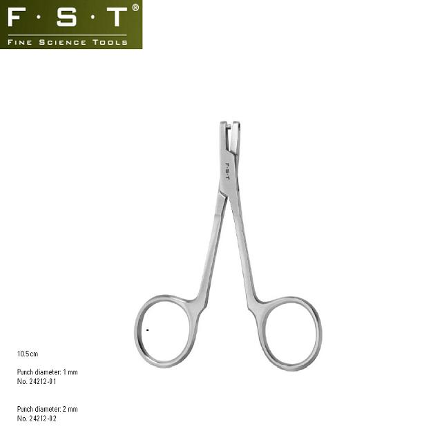 FST耳打孔器24212-01 大小鼠耳朵打孔器 1mm打孔器 动物耳朵打孔