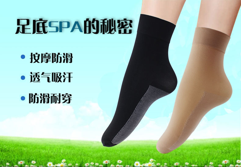 10 đôi đế cộng với cotton cotton siêu mỏng vớ chống nam lụa pha lê lụa mùa hè chống trơn trượt vớ ngắn vớ ngắn