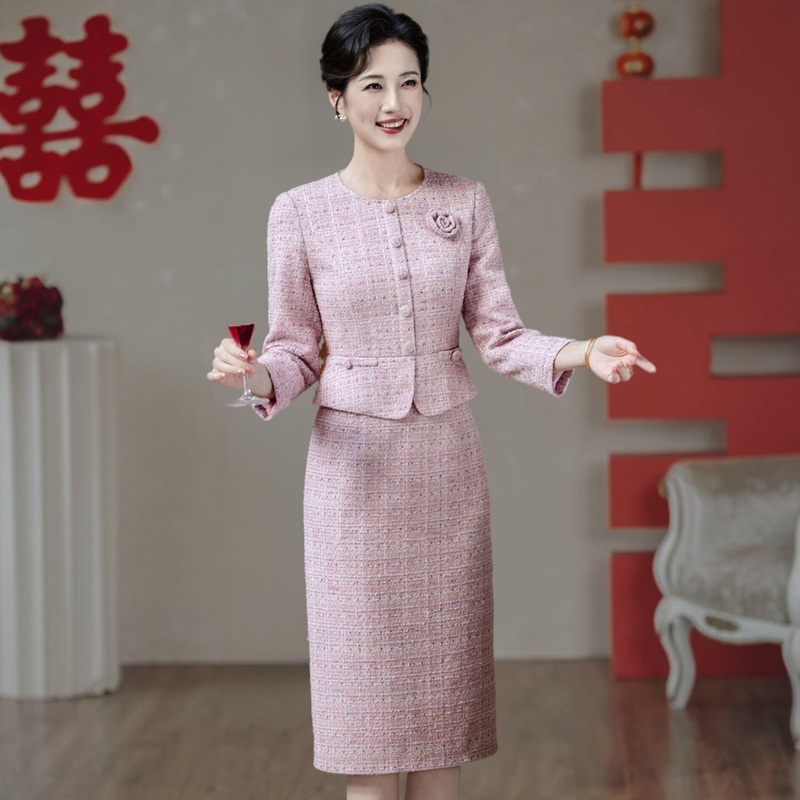 You Can Usually Wear the Mother-In-Law's Wedding Banquet Attire, the 2026 New Style Chanel-Inspired Mother-Of-The-Bride Dress for the October Wedding You Can Usually Wear the Mother-In-Law's Wedding Banquet Attire, the 2026 New Style Chanel-Inspired Mother-Of-The-Bride Dress for the October Wedding