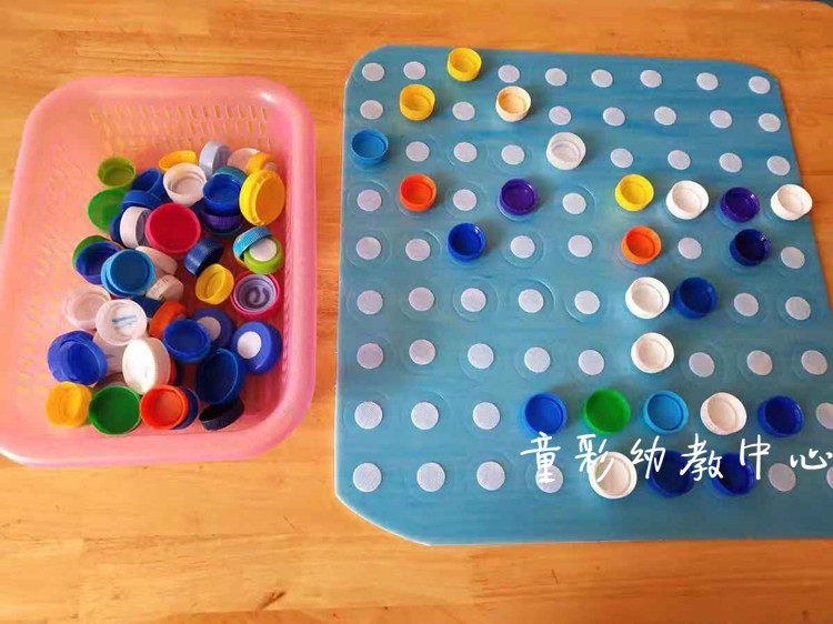 Kindergarten round velcro letter tape adhesive self-adhesive tape diy early education tear pull sticker adhesive buckle Small dot