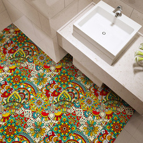 Self-adhesive kitchen anti-oil sticker waterproof wall sticker PVC wall anti-oil fume non-slip floor film sticker