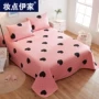 Ba mảnh bìa giường quilting mảnh duy nhất của châu Âu lanh 3.0m giường tatami bìa bông bông Taikang tăng đơn - Trải giường khăn trải giường