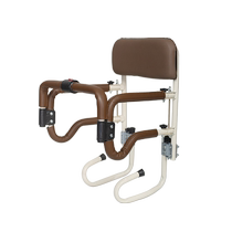 Electric motorcycle rear foldable child seat scooter baby safety chair thickened fence armrest adjustable chair