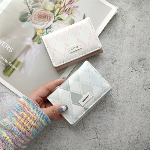 Бумажник, универсальный картхолдер, небольшой дизайнерский короткий кошелек