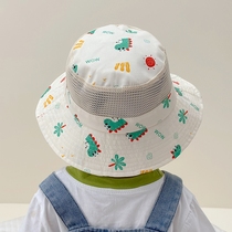 Japanese childrens fisherman hat spring and autumn big brim sun protection hat baby girl summer all-match foreign style girl sun hat