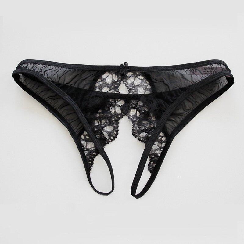 Love Miley's intimate space Black Lace Extreme Seductive Comfort Lady Panties T Pants Tpants