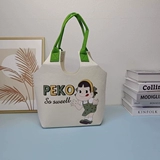 Вместительная и большая мультяшная милая корзина, модная льняная сумка, подарок на день рождения