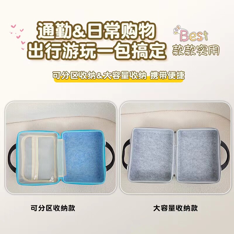 чемодан 毛毡手提箱毛毡包礼品收纳箱伴手礼箱子14寸化妆箱创意diy礼品箱 001