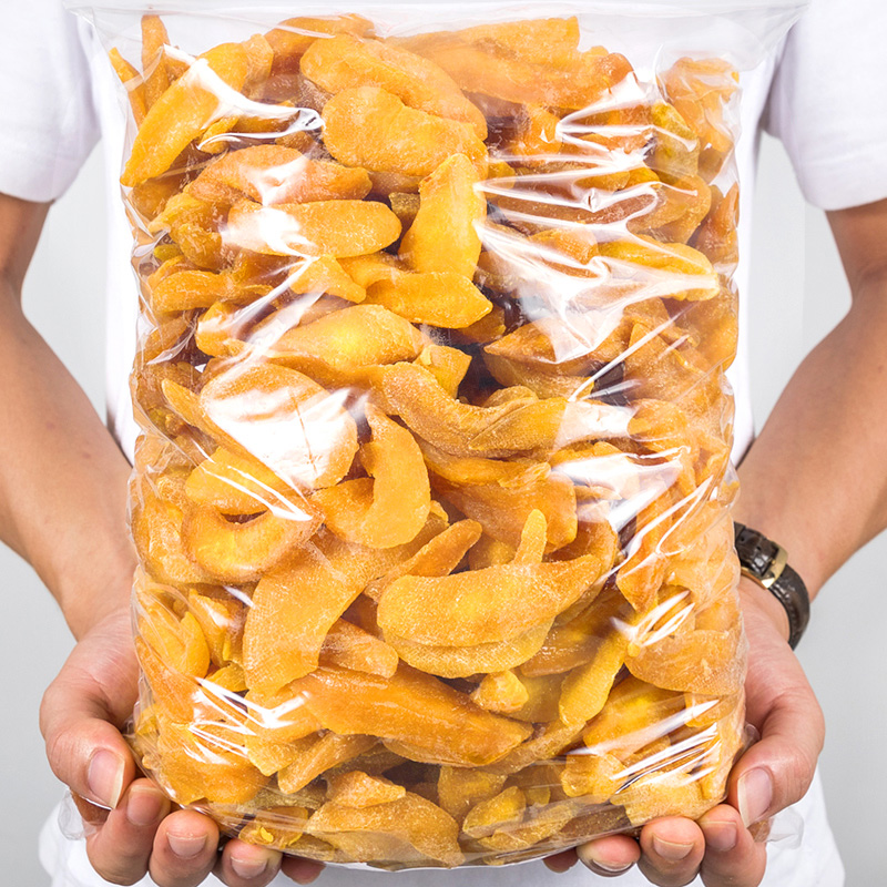 Thai flavor dried yellow peach 500g large bag of preserved fruit peach meat dried peach dried fruit preserves dried fruit snacks