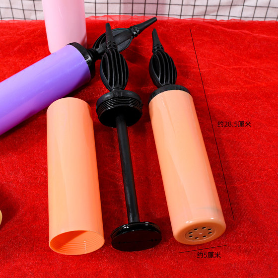 Hand-push balloon inflator air pump manual air cylinder foot pedal swimming ring wedding arrangement balloon inflator