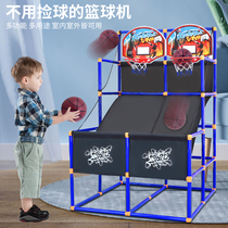 Children mobile bowler folding containing home parent-child interactive basket training basketball stand boy sports toys