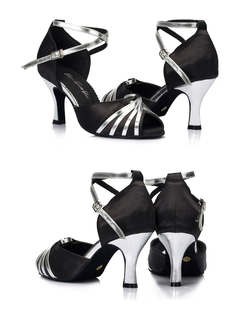 Chaussures de danse latino en satin - Ref 3448081 Image 31