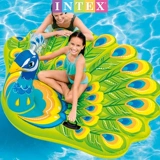 Intex, надувной бассейн для взрослых, водная игрушка, плавательный круг, павлин, популярно в интернете
