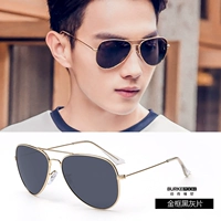 Золотая рама черно -серая пленка (HD Polarize)