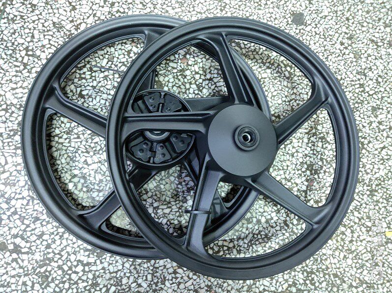 Application of five sheep Honda Pushadows WH150-3 wheel hub 150-3A Hummer front and rear wheel hub steel ring vacuum tire aluminium wheel
